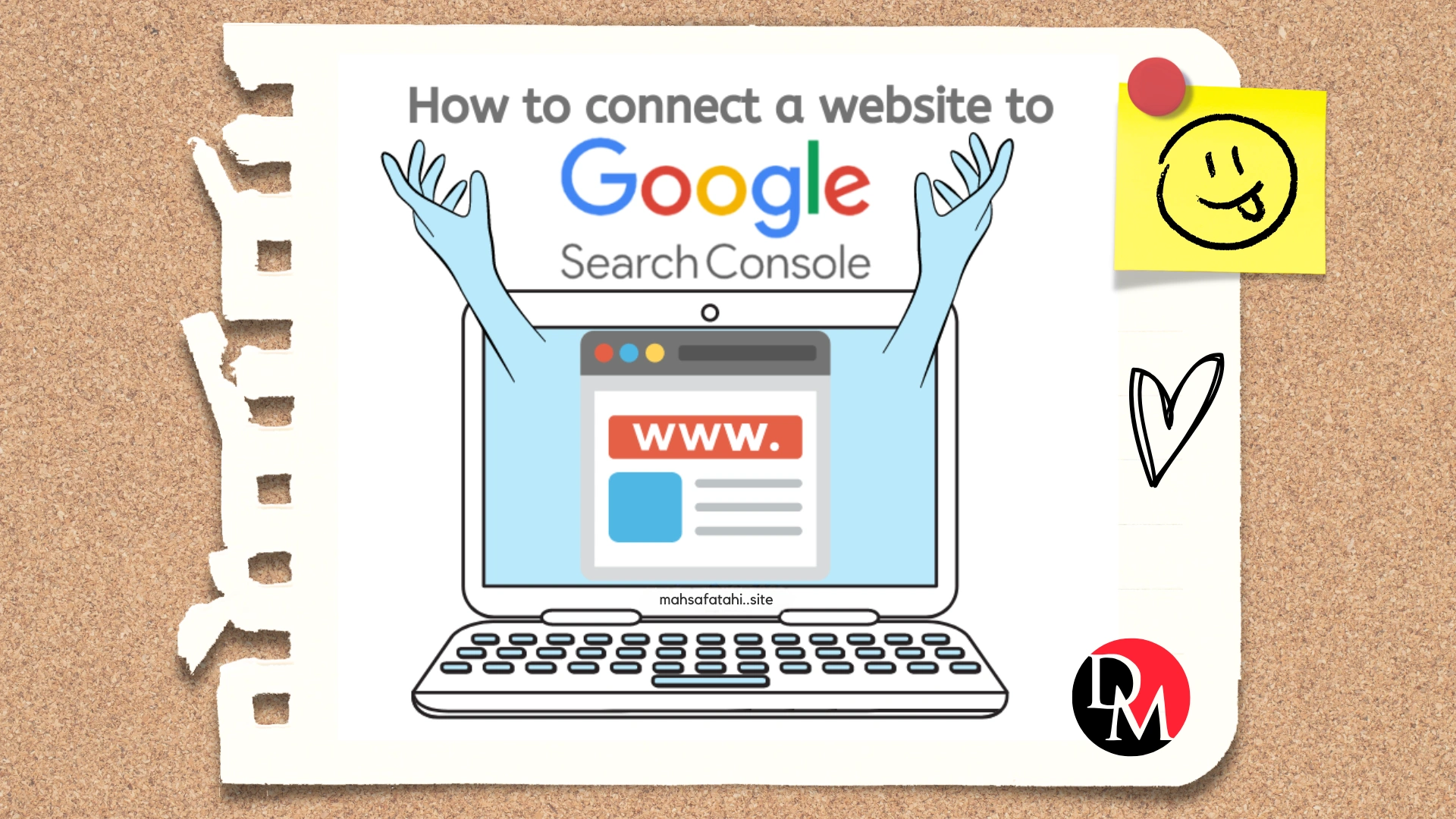 Connecting google search console to your website: 2 visual methods
