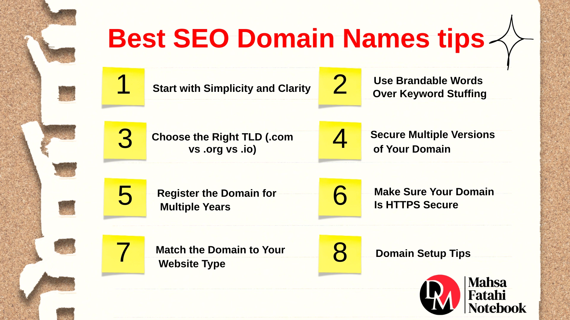 Your ultimate checklist to pick the best seo domain names