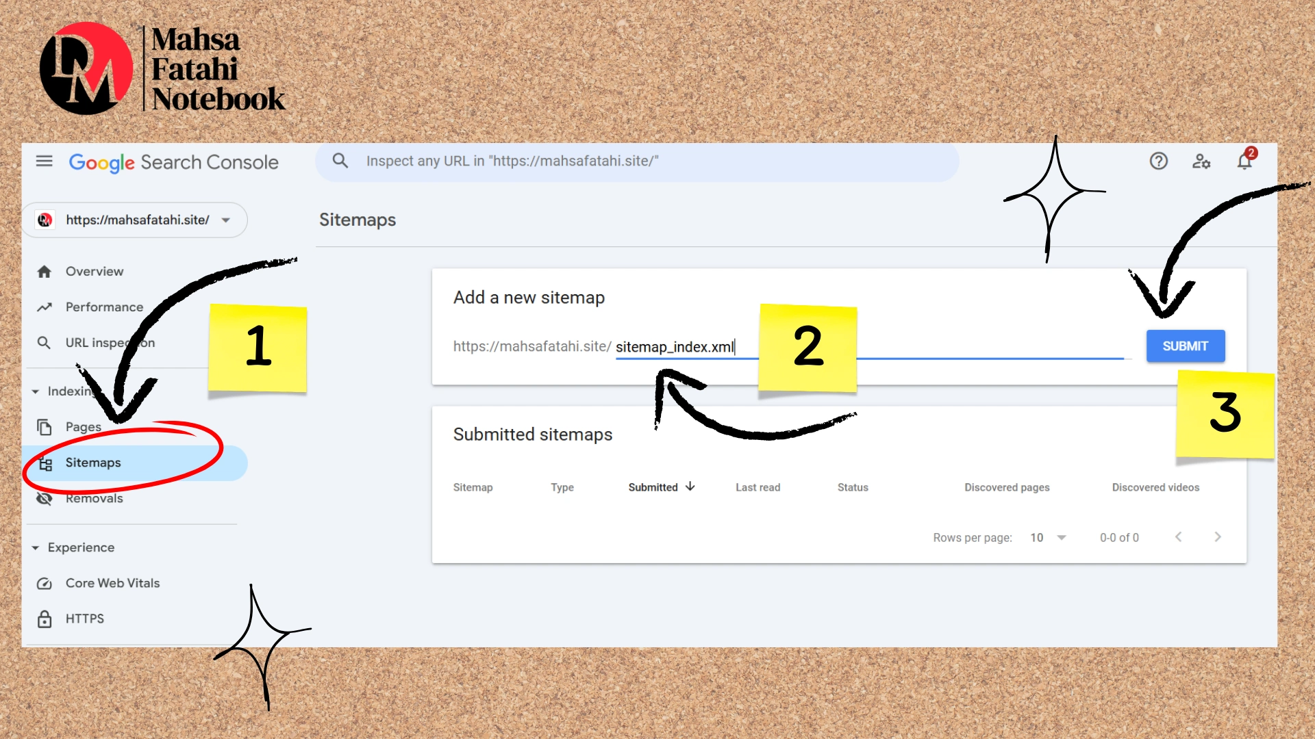 How to submit your sitemap to google search console